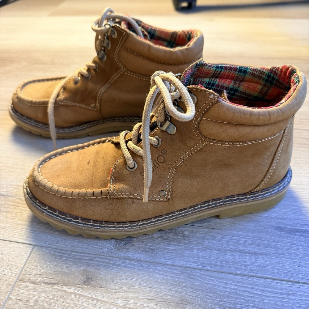 Sporto Ladies Duck Boots Leather Lace Up 6M - Picture 3 of 7